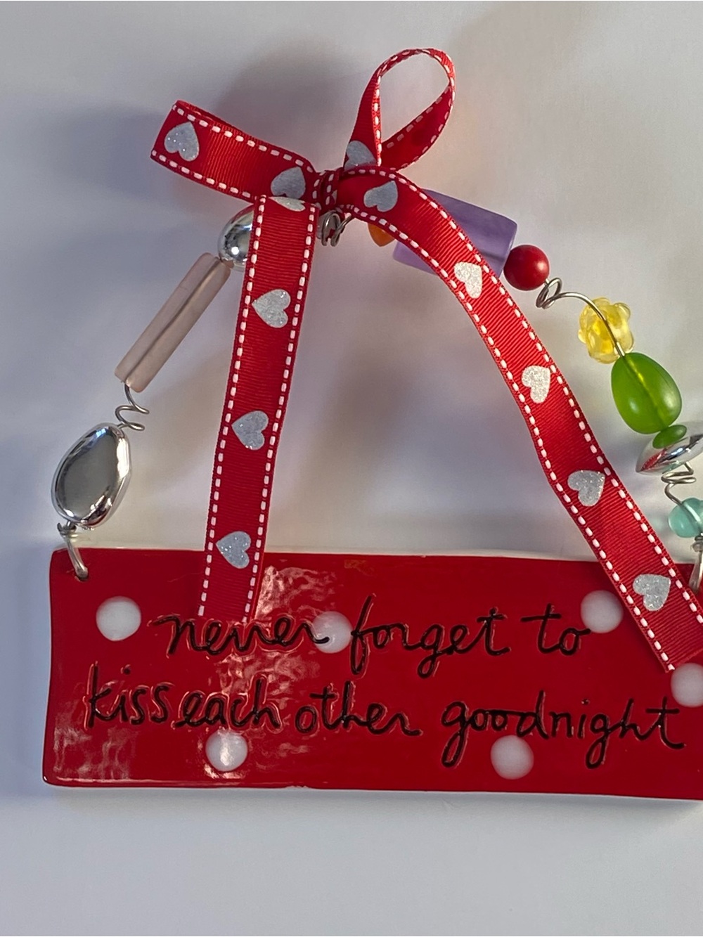 Department 56 Sandra Magsamen "Never Forget To Kiss Each Other Goodnight” Cerami